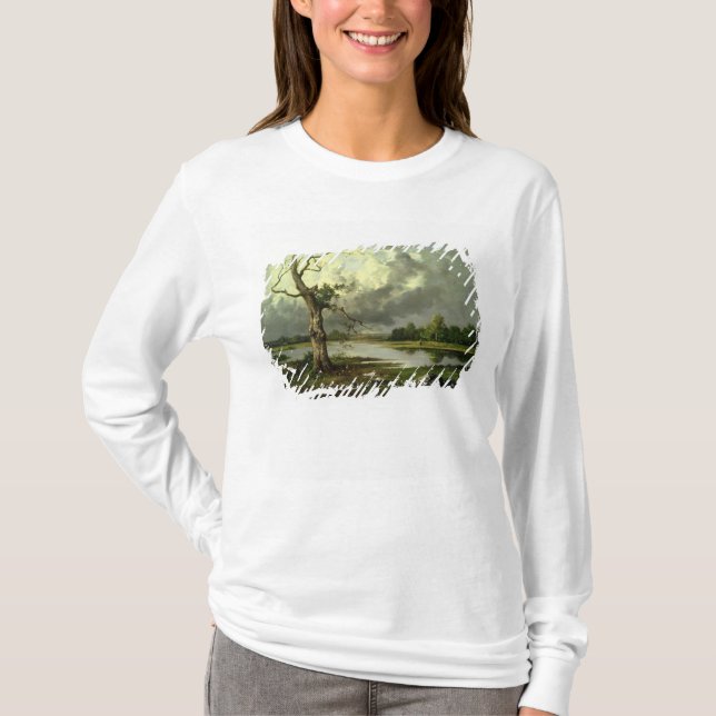 Camiseta Paisaje francés del río (Anverso)