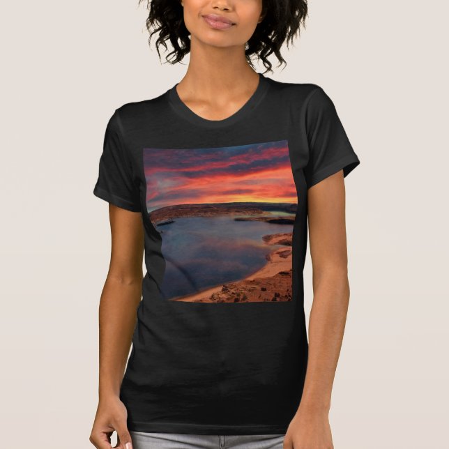 Camiseta Paisaje hermoso de la naturaleza de Powell del (Anverso)