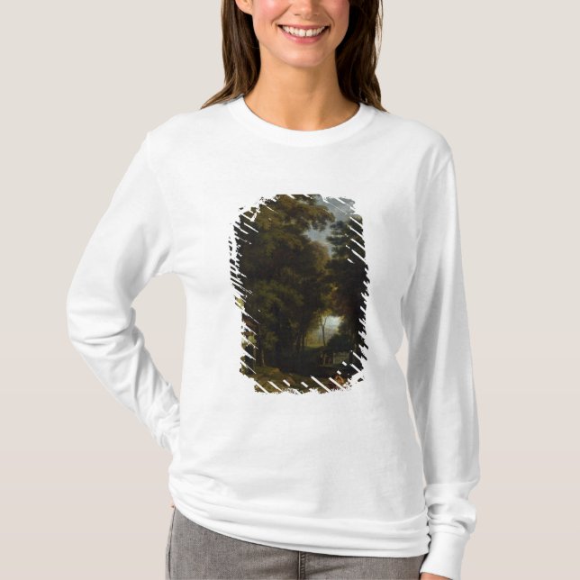Camiseta Paisaje idílico (Anverso)