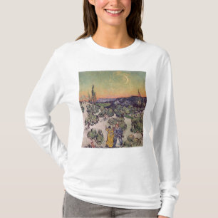 Camiseta Paisaje iluminado por la luna de Vincent van Gogh