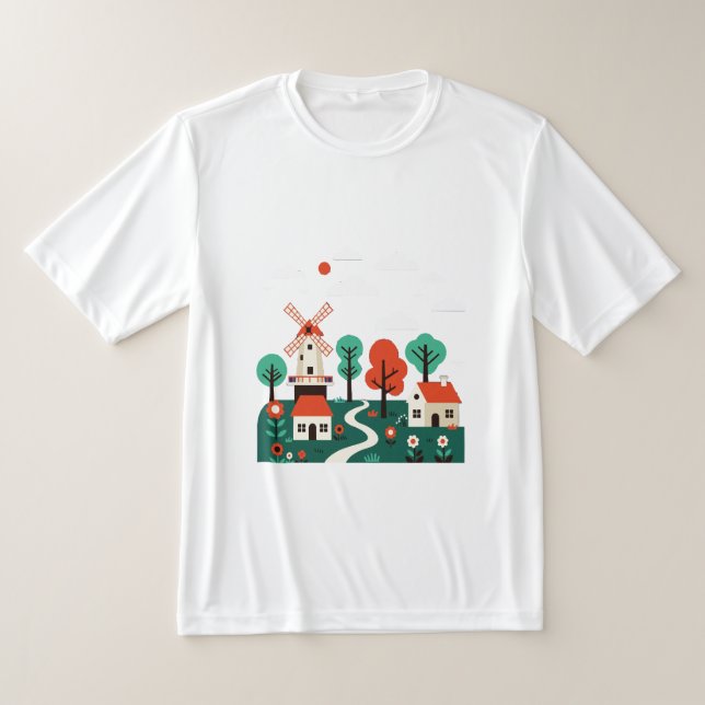 Camiseta Paisaje ingenuo (Distribución)