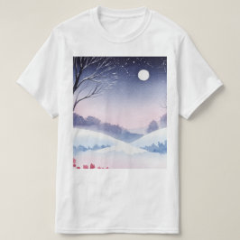 Camiseta Paisaje invernal nevado