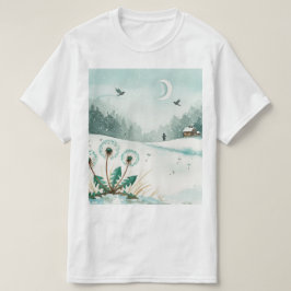 Camiseta Paisaje invernal nevado