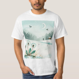Camiseta Paisaje invernal nevado