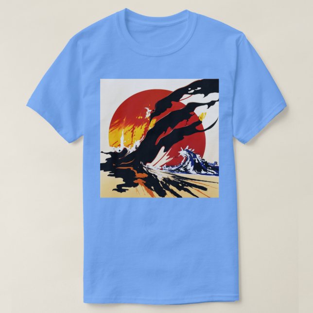 Camiseta Paisaje japonés (Diseño del anverso)