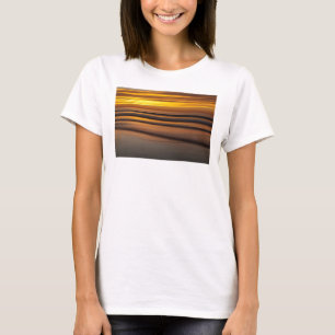 Camiseta Paisaje marino abstracto al atardecer, CA