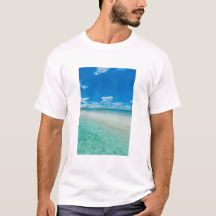 Camiseta Paisaje marino tropical azul, Palaos