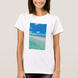 Camiseta Paisaje marino tropical azul, Palaos