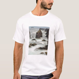 Camiseta Paisaje marino y montones de mar, Shetland