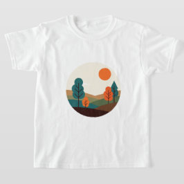Camiseta Paisaje minimalista
