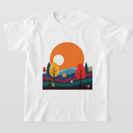Camiseta Paisaje minimalista