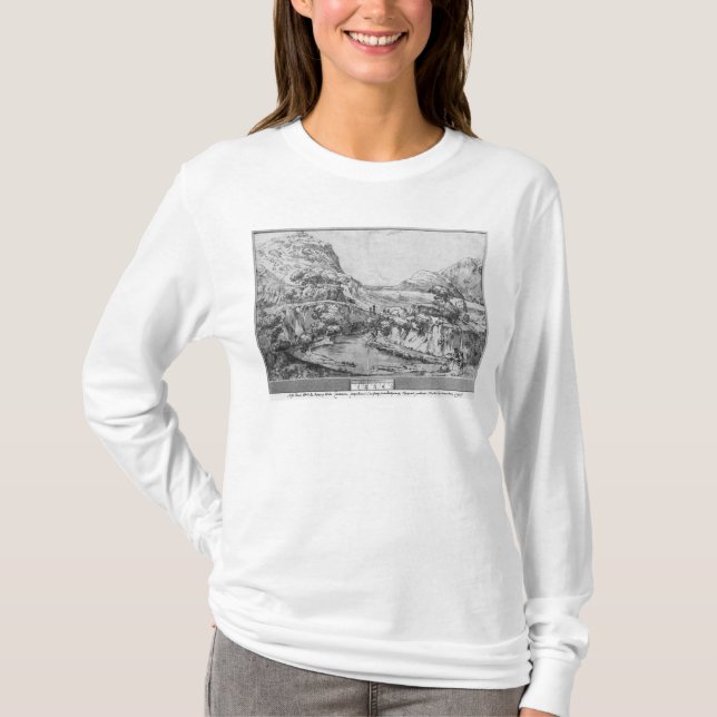 Camiseta Paisaje montañoso (Anverso)