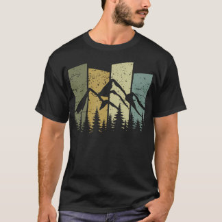 Camiseta Paisaje Montañoso Bosque Árboles Naturaleza