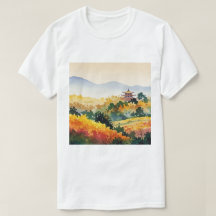 Paisaje montañoso de otoño
