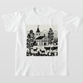 Camiseta Paisaje montañoso pintoresco