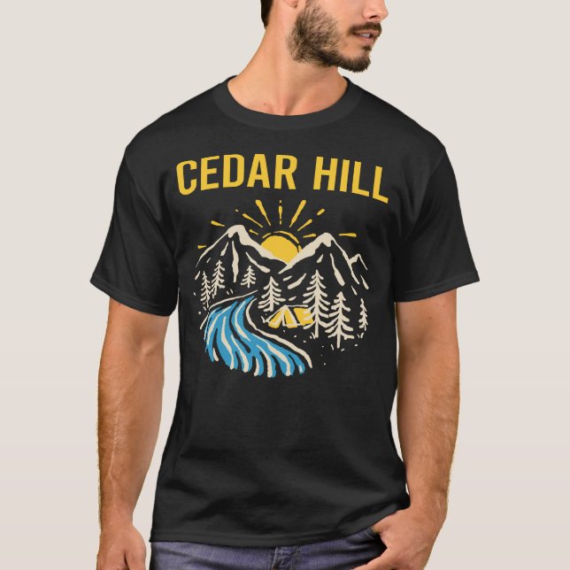 Camiseta Paisaje natural Cedar Hill (Anverso)