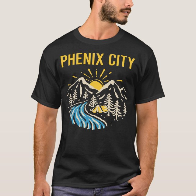 Camiseta Paisaje natural Ciudad Phenix (Anverso)