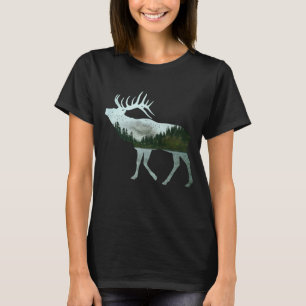 CAMISETA PAISAJE NATURAL DE ALCES