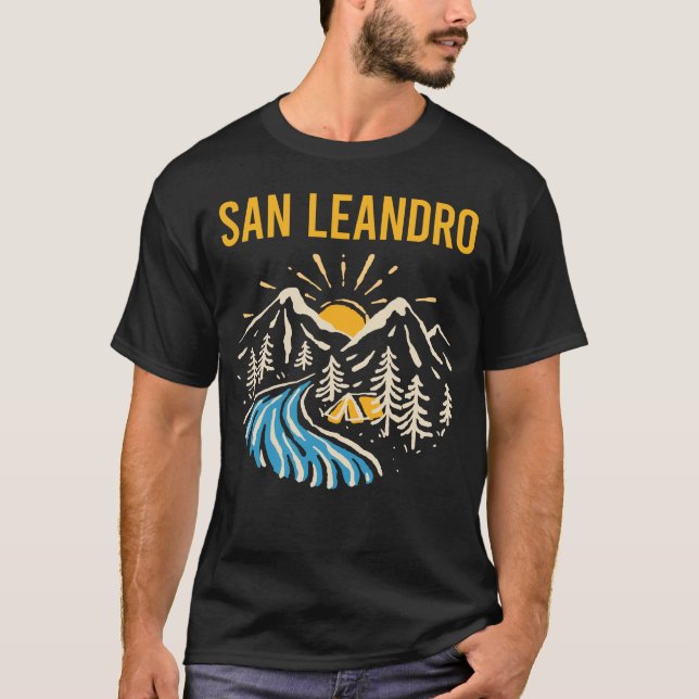 Camiseta Paisaje natural de San Leandro (Anverso)