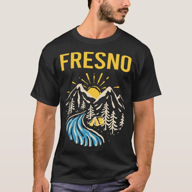 Camiseta Paisaje natural fresco (Anverso)