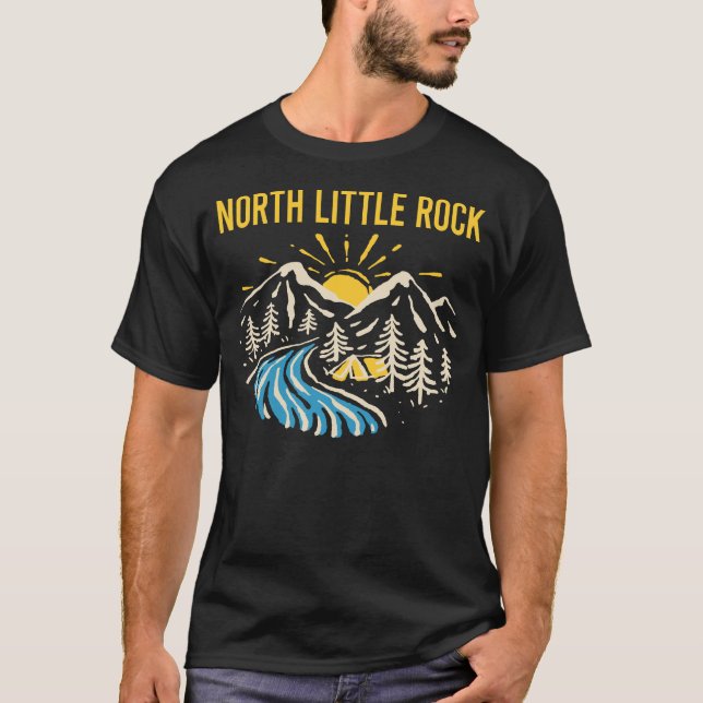 Camiseta Paisaje natural Rock del Norte (Anverso)