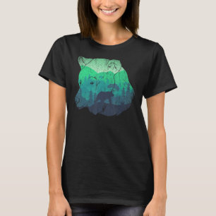Camiseta Paisaje natural Selva animal Vida silvestre Grizzl