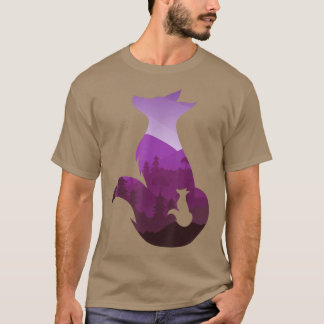 Camiseta Paisaje natural silvestre Animal Lover Forest Anim