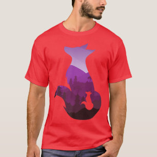 Camiseta Paisaje natural silvestre Animal Lover Forest Anim