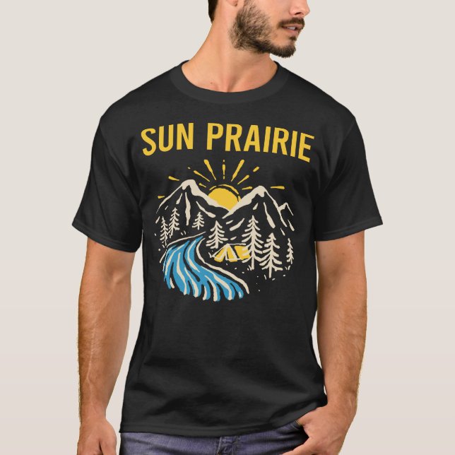 Camiseta Paisaje natural sol pradera (Anverso)