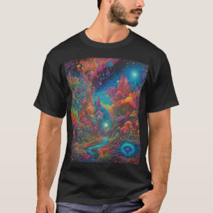 Camiseta Paisaje psicodélico