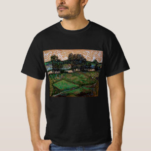 Camiseta Paisaje, Puente sobre el Oise de Vincent van Gogh