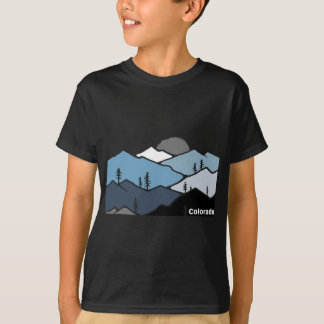 Camiseta Paisaje retro al aire libre de la montaña Colorado
