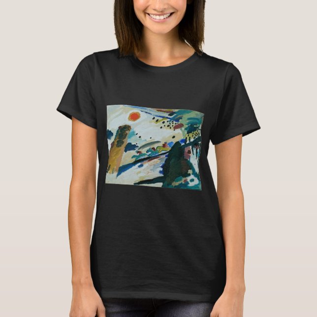Camiseta Paisaje romántico de Wassily Kandinsky (Anverso)