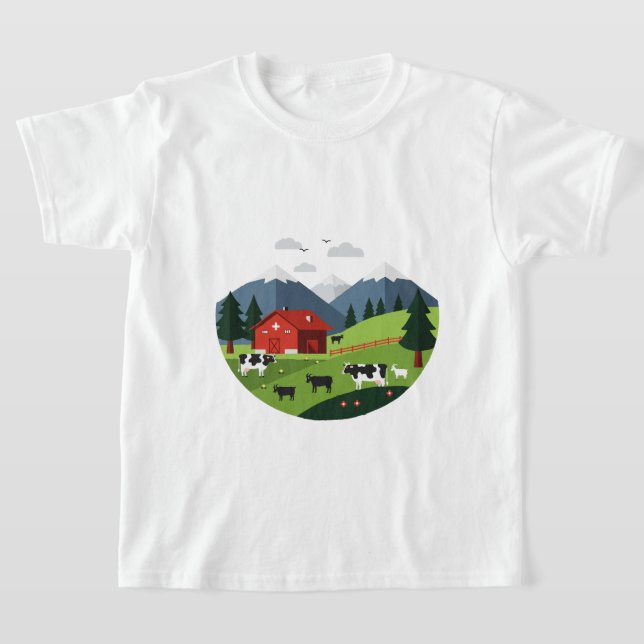 Camiseta Paisaje rural (Distribución)
