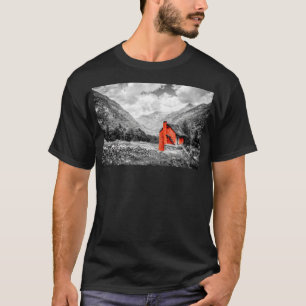 Camiseta Paisaje rural Fotografía en blanco y negro