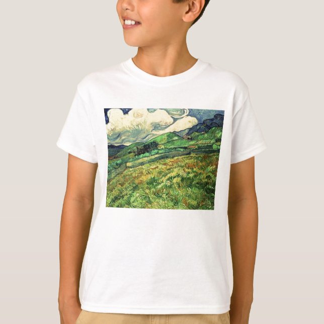Camiseta Paisaje rústico y elegante en la pintura de Saint  (Anverso)