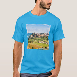 Camiseta Paisaje sobre Orvieto