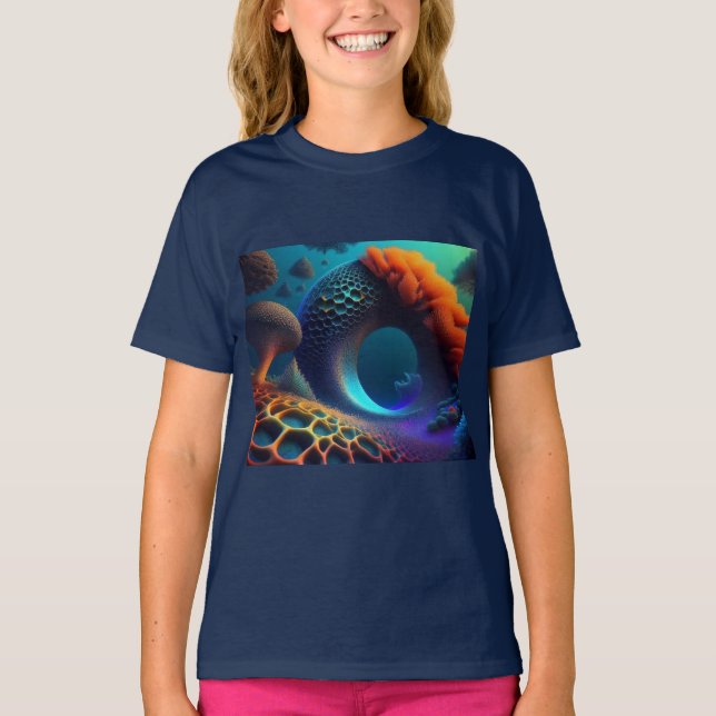 Camiseta Paisaje submarino (Anverso)