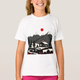 Camiseta paisaje suizo