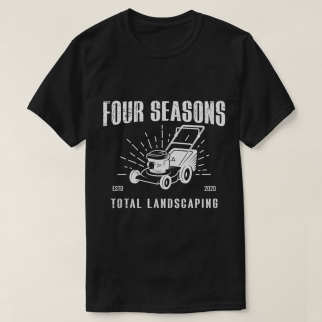 Camiseta Paisaje total de cuatro estaciones (Diseño del anverso)