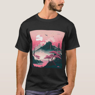 Camiseta Paisaje tradicional Japón 1