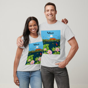 Camiseta Paisaje tropical del norte de Australia colorido