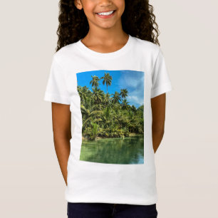 Camiseta Paisaje tropical, filipinas, caídas de Kawasan Cas