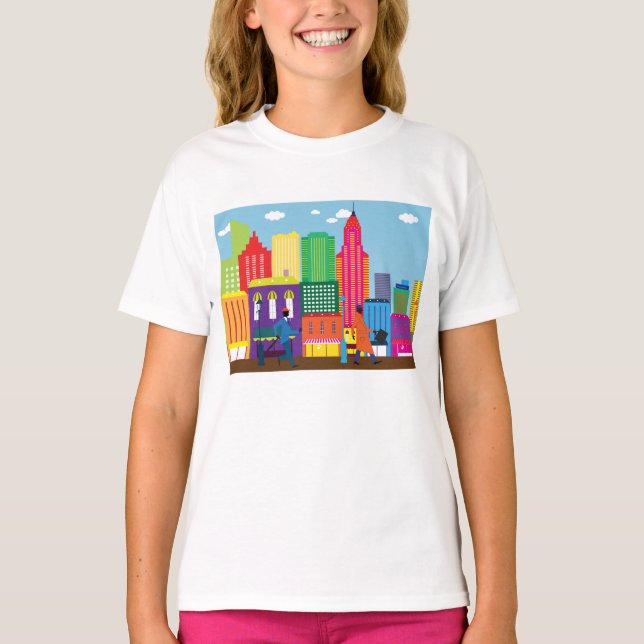 Camiseta Paisaje urbano (Anverso)