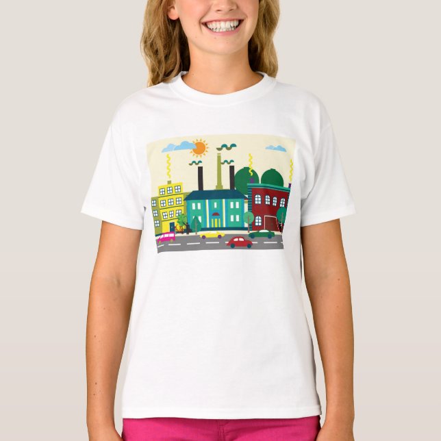 Camiseta Paisaje urbano (Anverso)