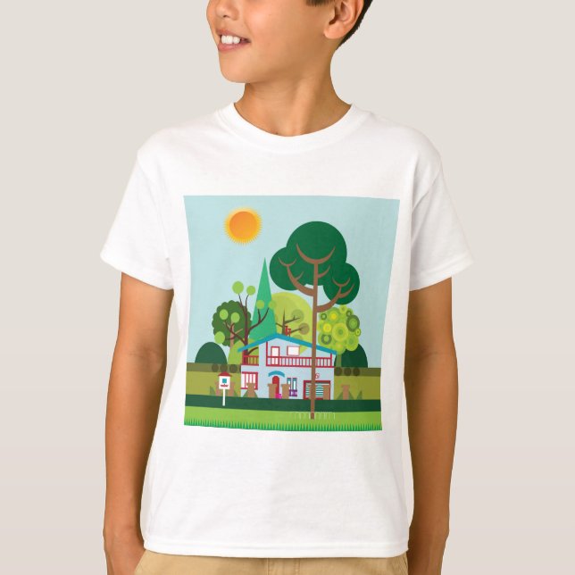 Camiseta Paisaje urbano (Anverso)