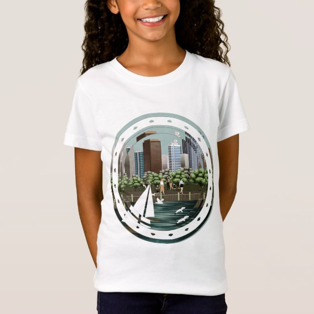 Camiseta Paisaje urbano (Anverso)