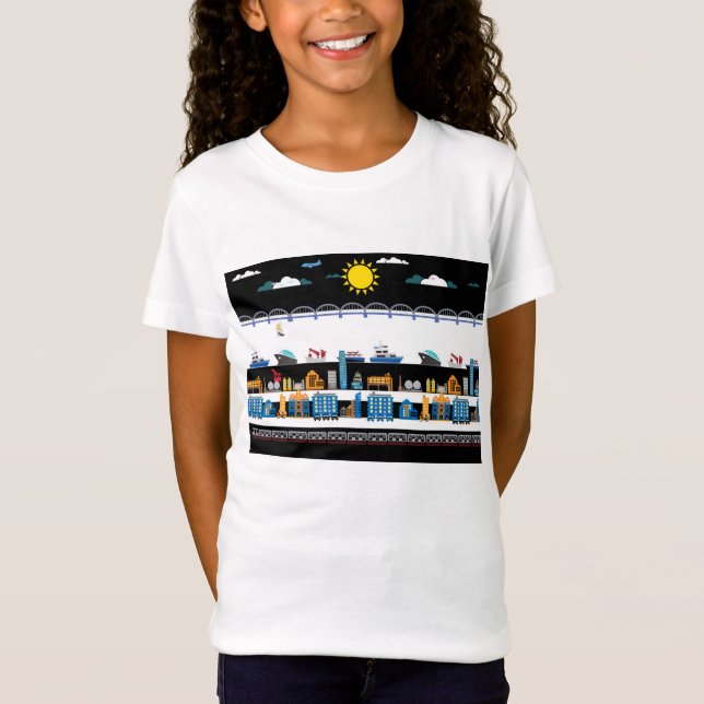 Camiseta Paisaje urbano (Anverso)