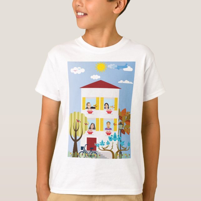 Camiseta Paisaje urbano (Anverso)
