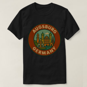 Camiseta Paisaje urbano de Augsburgo Alemania